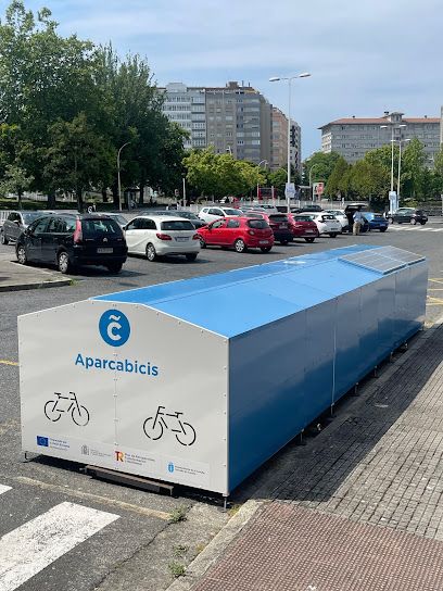 Aparcabicis Cubierto en la Estación de Autobuses de A Coruña