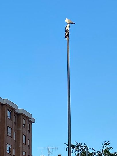 Aparcamiento Palacio de Deportes de Avilés delantero