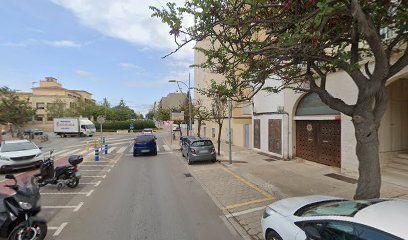 Zona de aparcamiento reservada para motos