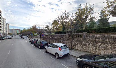Zona de aparcamiento reservada para motos